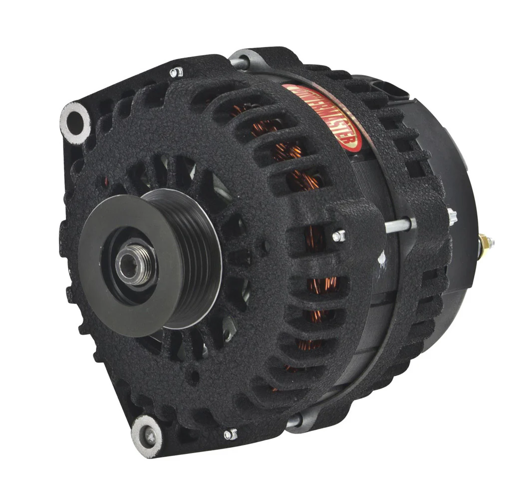 Powermaster 58302W GM Diesel 6.6L Duramax AD244 Alternator 220 Amps Black