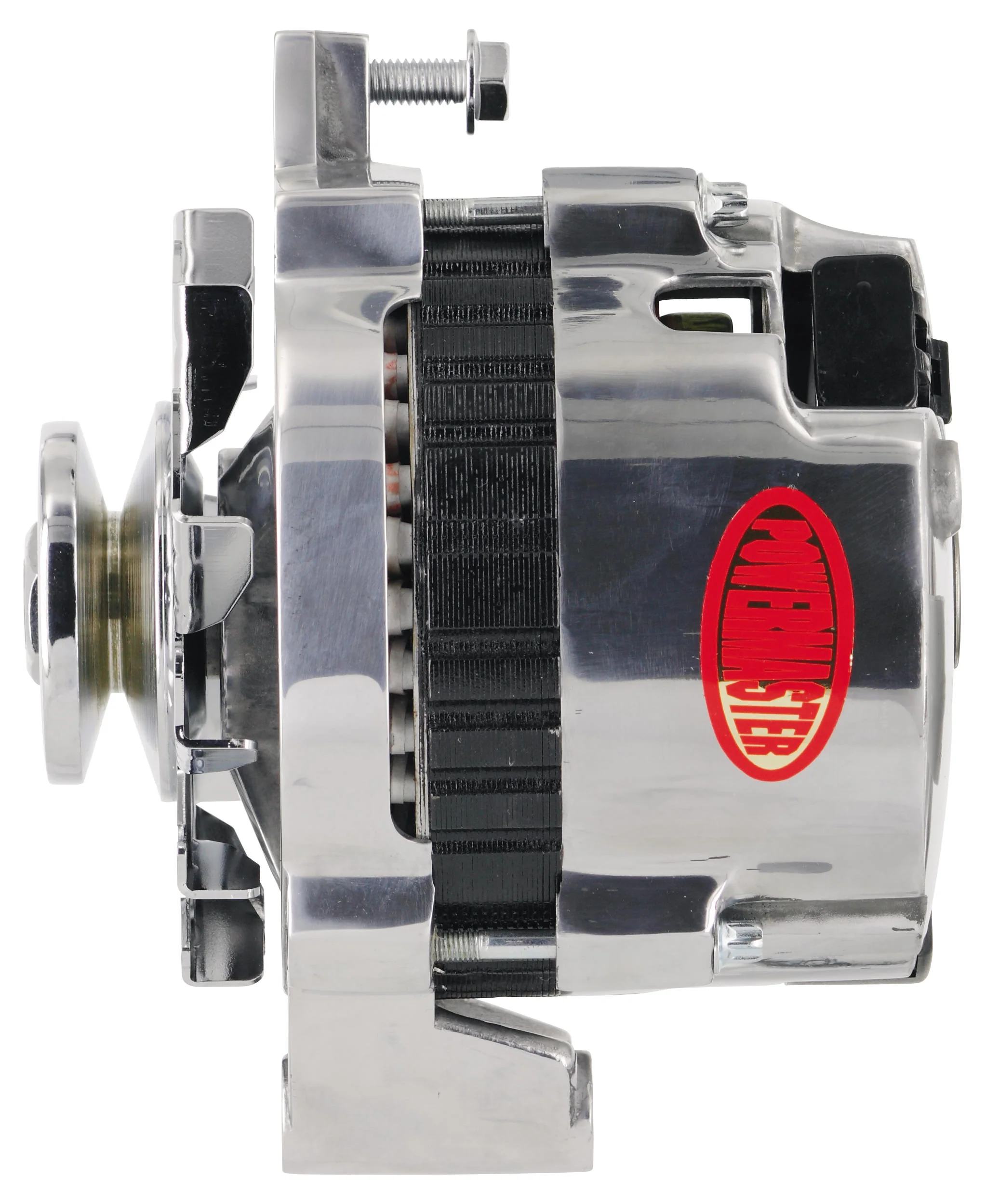 Powermaster 674021 GM CS130 Style Alternator 140 Amp Polished - Image 2