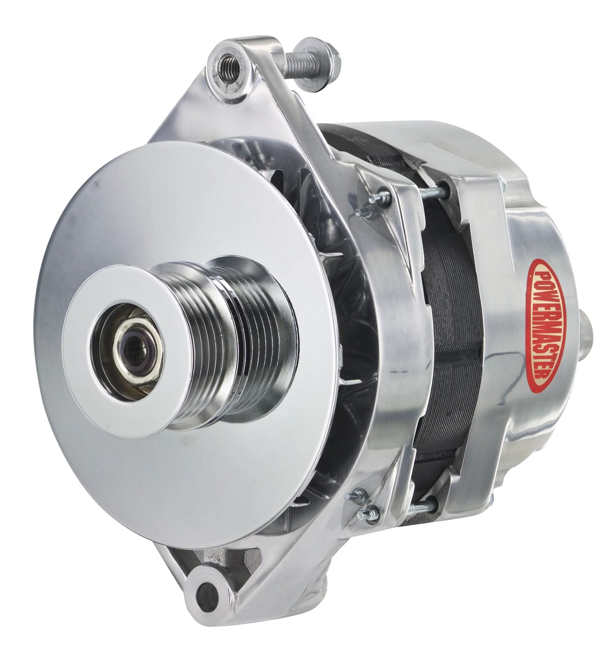 Powermaster 67864 GM CS144 Style Alternator 200 Amp Corvette/Grand National/F-Bird/Trans Am Polished