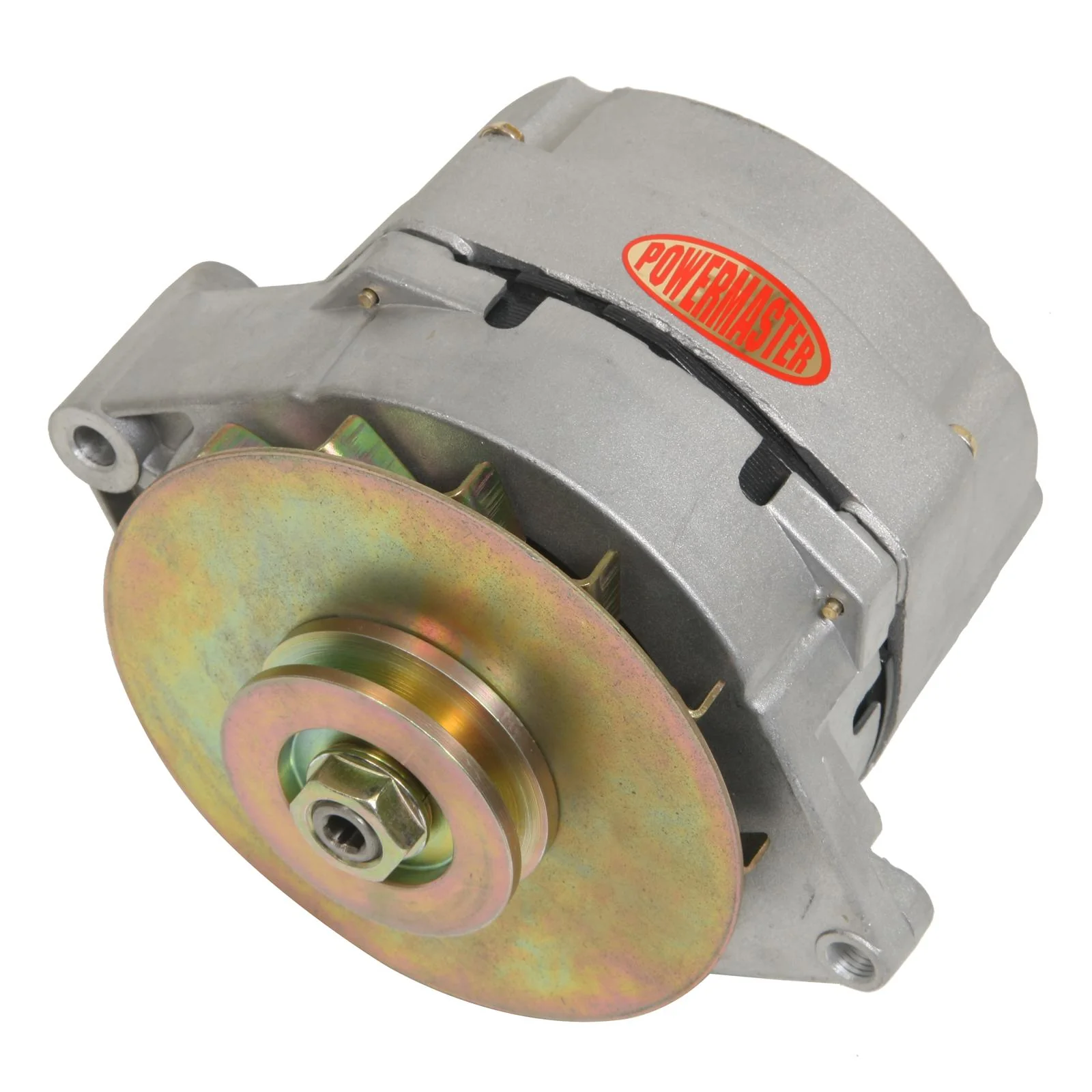 Powermaster 7288-104 Alt GM 17SI Natural 120A 6 grv Pulley/Baffle 1 or 3 Wire