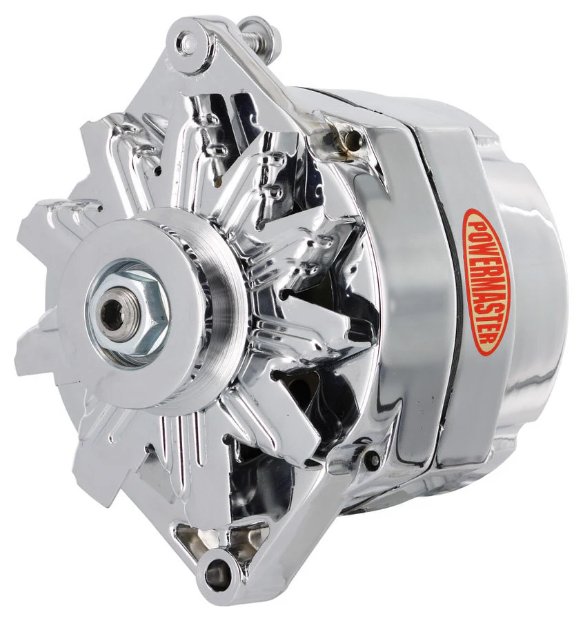 Powermaster 8-36101 Jeep Upgrade Alternator 100 Amp Chrome
