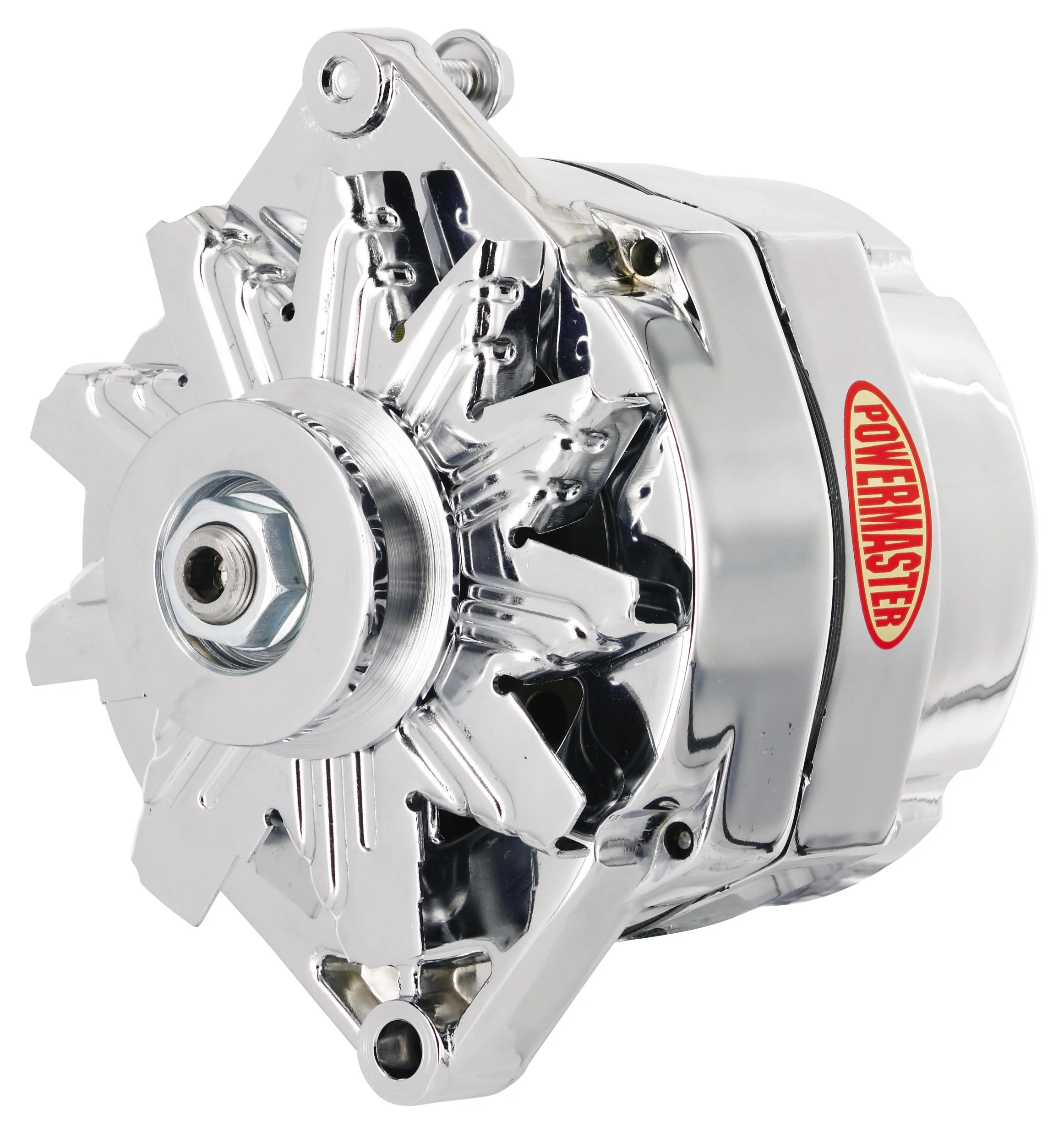 Powermaster 8-36141 Jeep Upgrade Alternator 150 Amp Chrome