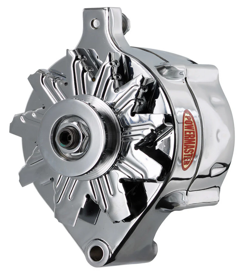 Powermaster 8-37141 Jeep Upgrade Alternator 150 Amp Chrome
