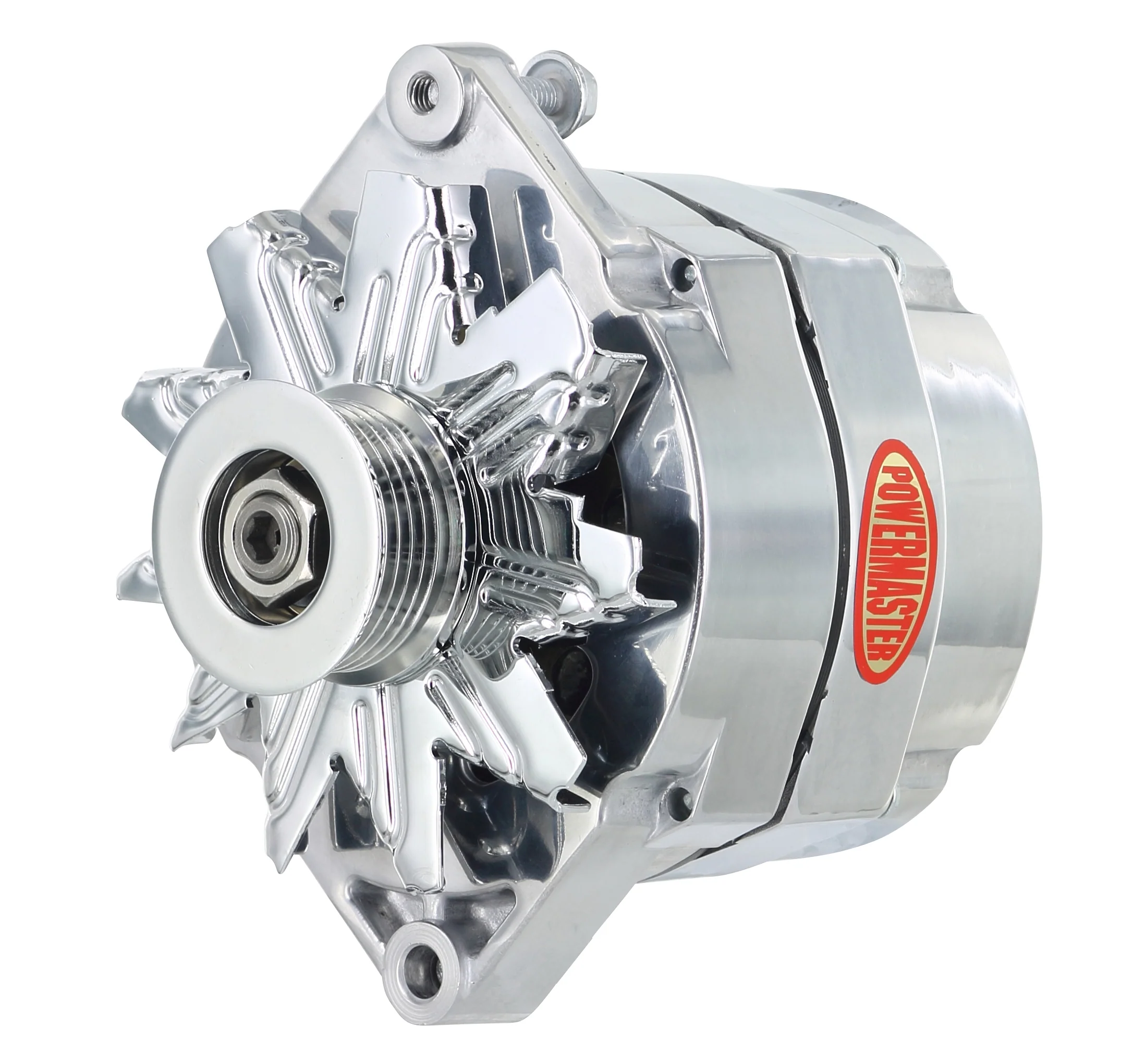 Powermaster 8-66100 Jeep Upgrade Alternator 100 Amp Polished