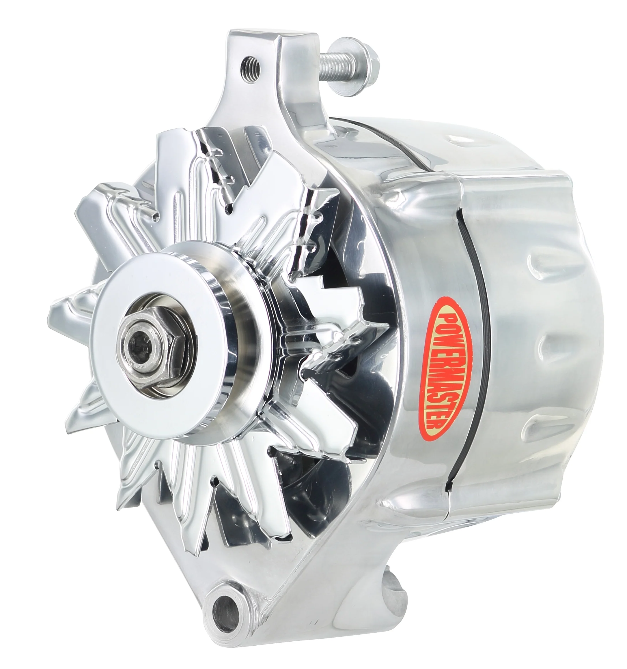 Powermaster 8-67141 Jeep Upgrade Alternator 150 Amp Polished