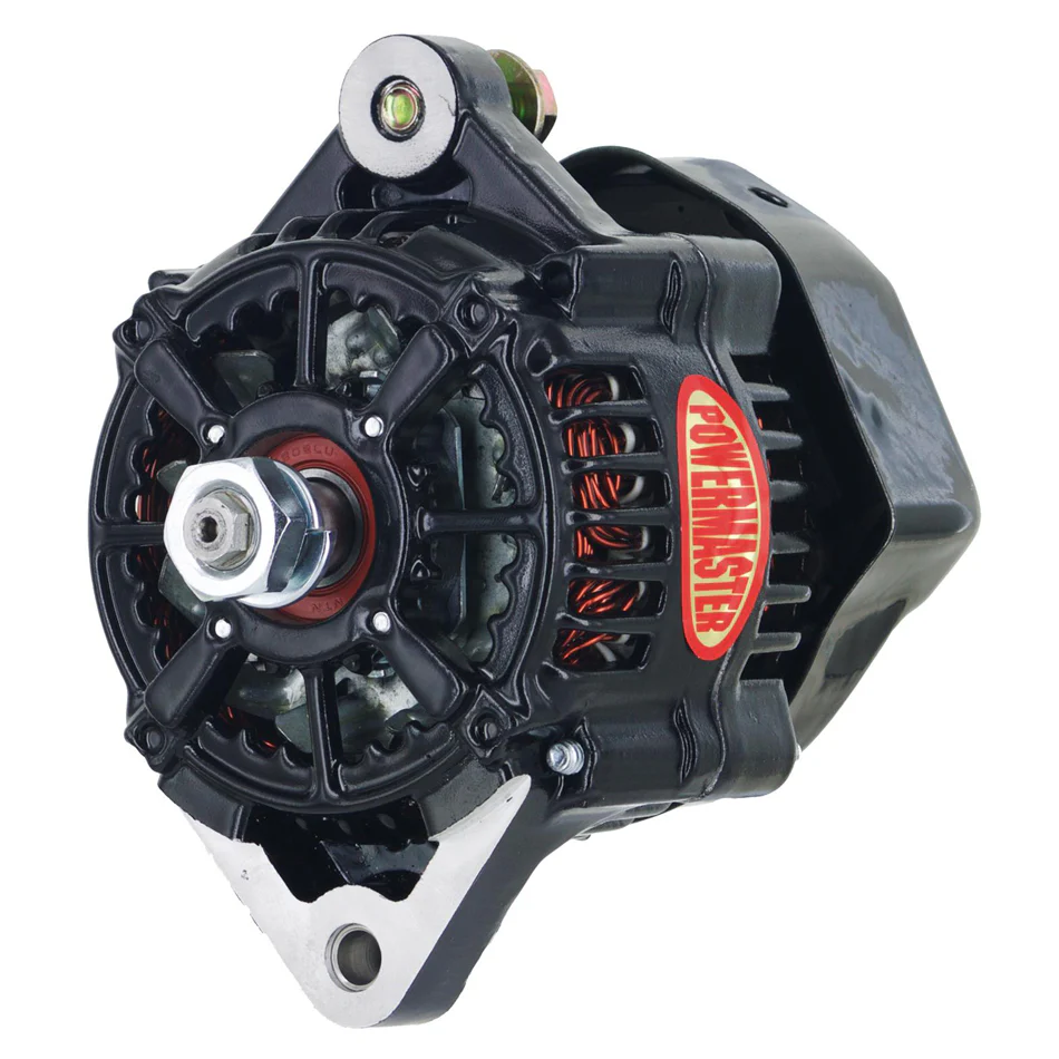 Powermaster 8164 Denso XS Race Alternator 75amp 1-Wire Black