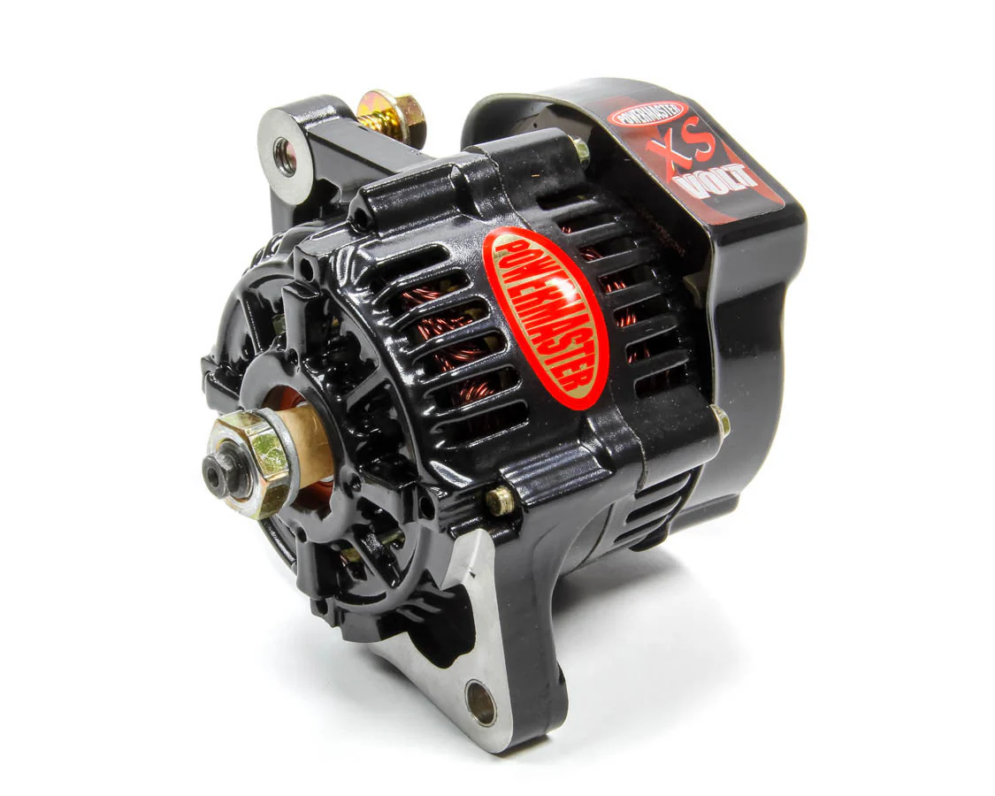 Powermaster 8168 XS Volt Racing Alternatr Mini Denso Style 55 Amp