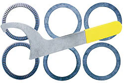 QA1 7888-111 Spanner Wrench & Thrust Bearing Kit