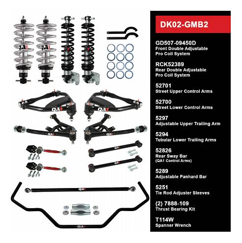 QA1 DK02-GMB2 Drag Kit Level 2 GM 1965-68 B-Body
