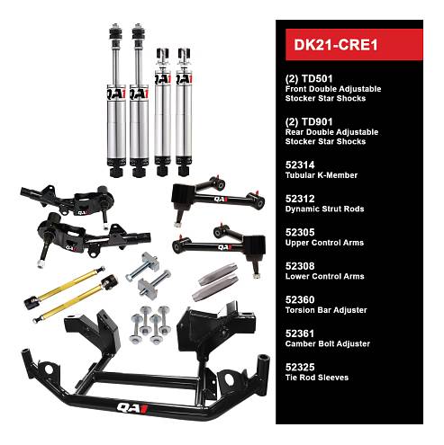 QA1 DK21-CRE1 Drag Kit Level 1 Mopar 1970-74 E-Body
