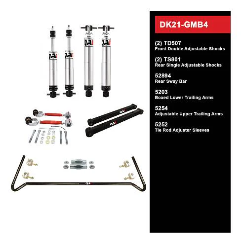 QA1 DK21-GMB4 Drag Kit Level 1 GM 1977-1993 B-Body