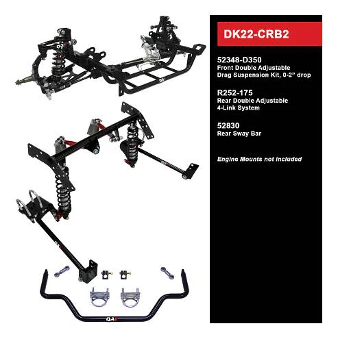 QA1 DK22-CRB2 Drag Kit Level 2 Mopar 1966-67 B-Body