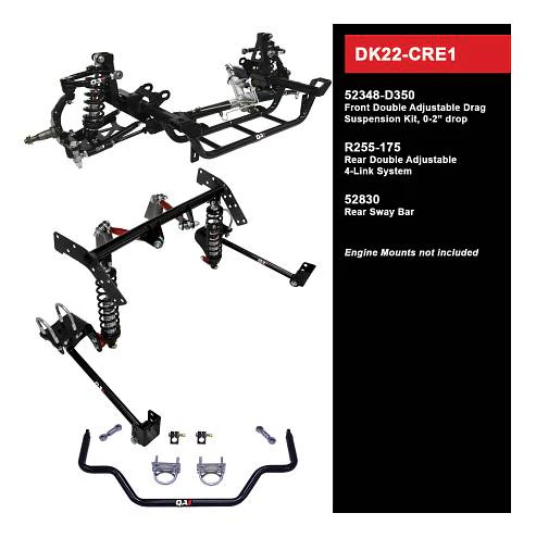 QA1 DK22-CRE1 Drag Kit Level 2 Mopar 1970-74 E-Body