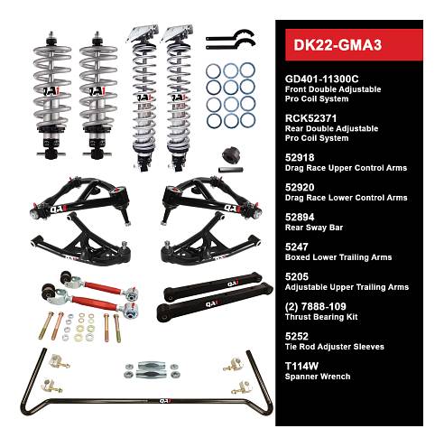 QA1 DK22-GMA3 Drag Kit Level 2 GM 1973-77 A-Body