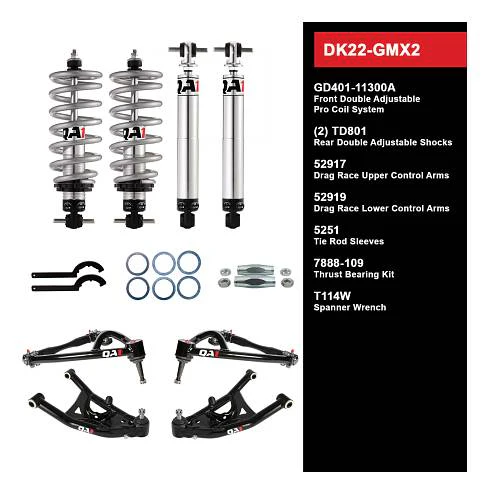 QA1 DK22-GMX2 Drag Kit Level 2 GM 1968-1974 X-Body