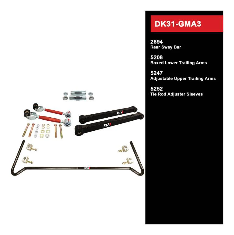 QA1 DK31-GMA3 Drag Kit Level 1 GM 1973-1977 A-Body