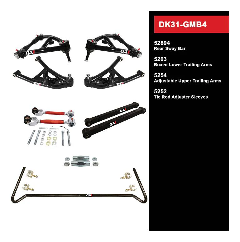 QA1 DK31-GMB4 Drag Kit Level 1 GM 1977-1993 B-Body