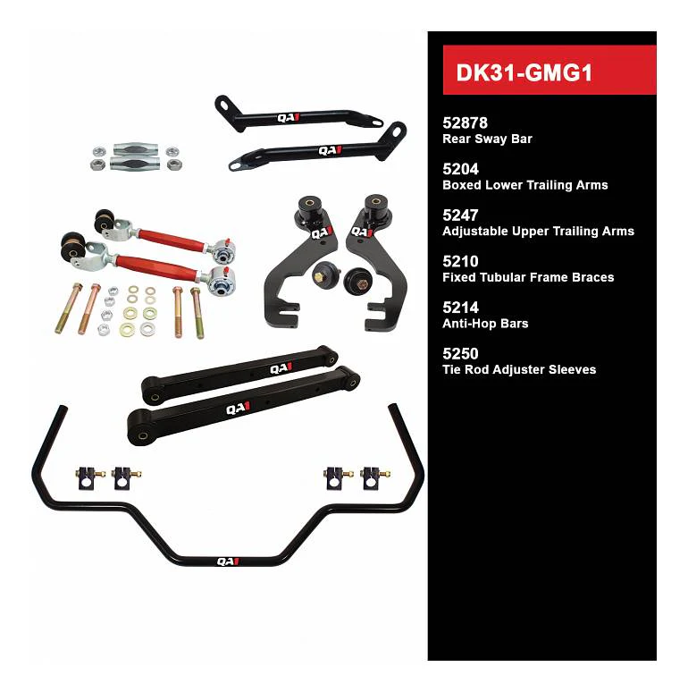 QA1 DK31-GMG1 Drag Kit Level 1 GM 1978-88 G-Body
