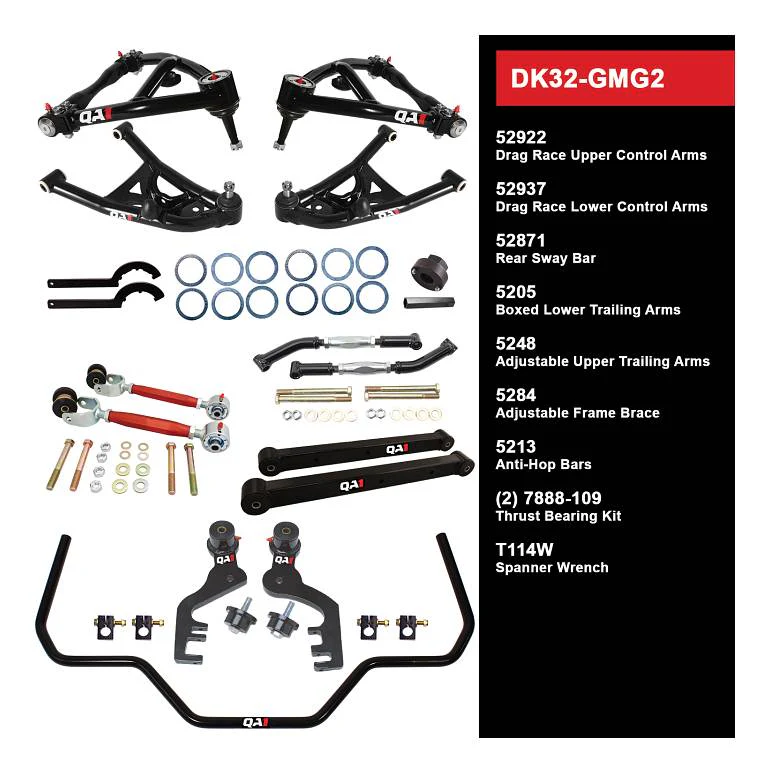 QA1 DK32-GMG2 Drag Kit Level 2 GM 70-72 Monte Carlo
