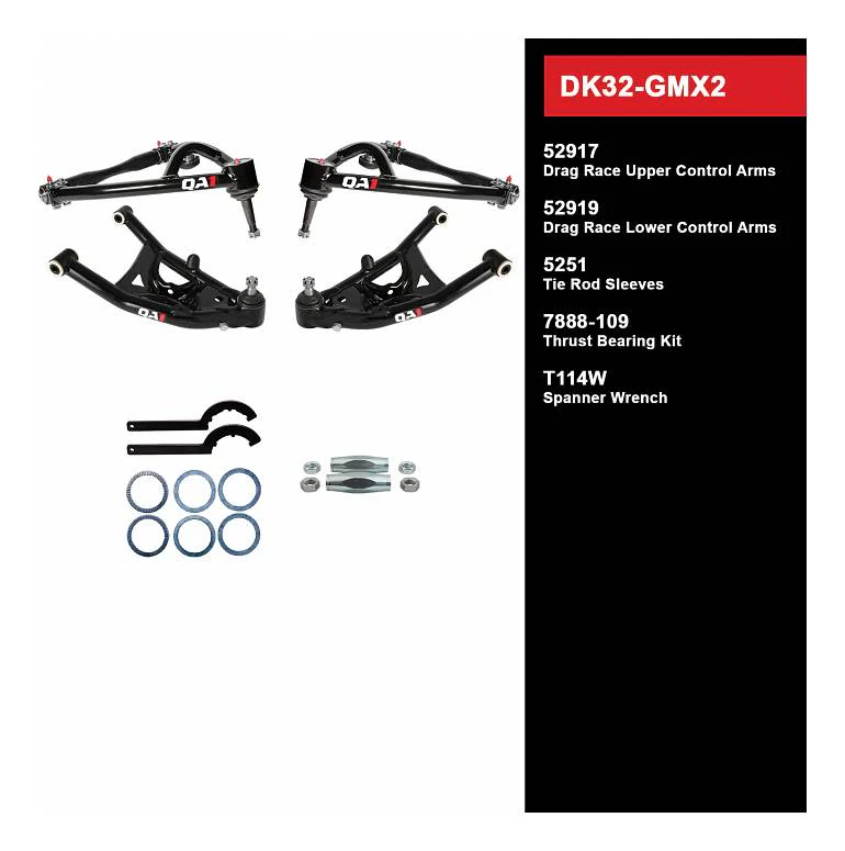 QA1 DK32-GMX2 Drag Kit Level 2 GM 1968-1974 X-Body