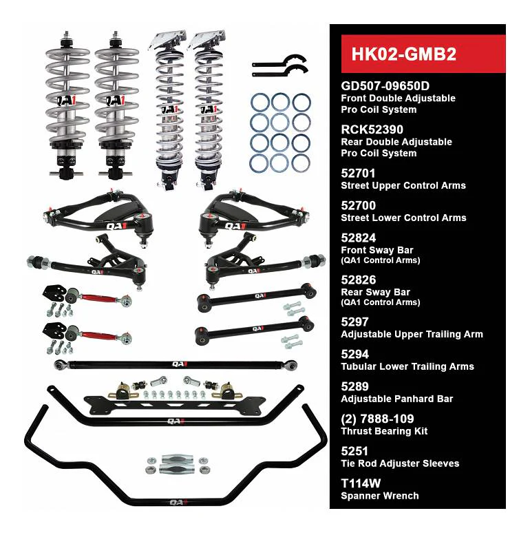 QA1 HK02-GMB2 Handling Kit Level 2 GM 65-68 B-Body