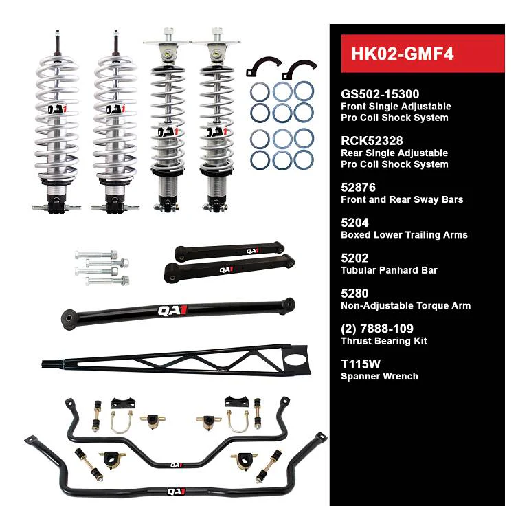 QA1 HK02-GMF4 Handling Kit Level 2 GM 1993-2002 F-Body