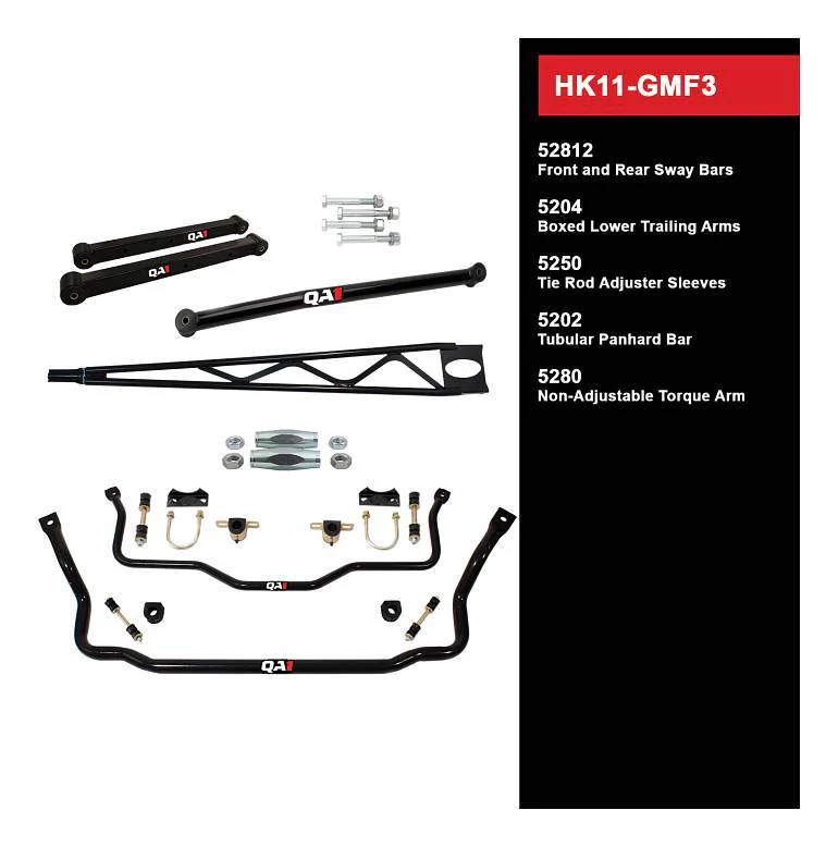 QA1 HK11-GMF3 Handling Kit Level 1 GM 82-92 F-Body