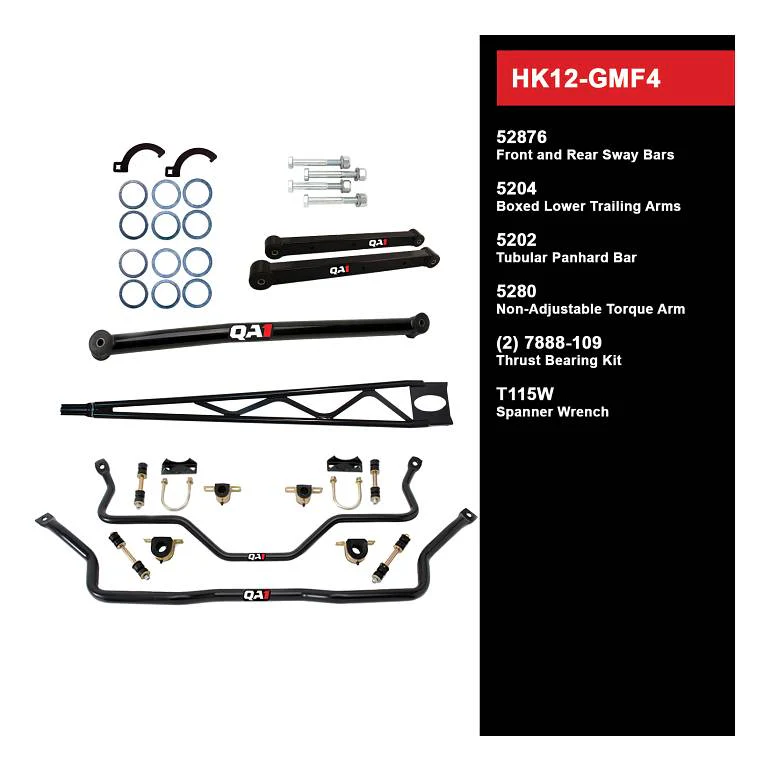 QA1 HK12-GMF4 Handling Kit Level 2 GM 93-02 F-Body