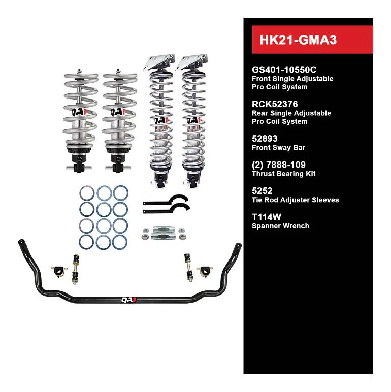 QA1 HK21-GMA3 Handling Kit Level 1 GM 73-77 A-Body