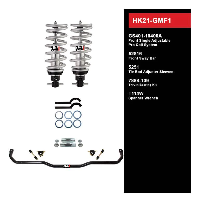 QA1 HK21-GMF1 Handling Kit Level 1 GM 1967-69 F-Body