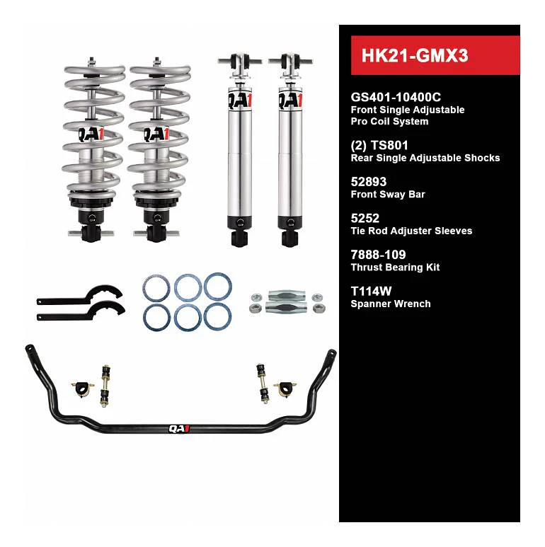 QA1 HK21-GMX3 Handling Kit Level 1 GM 75-79 X-Body