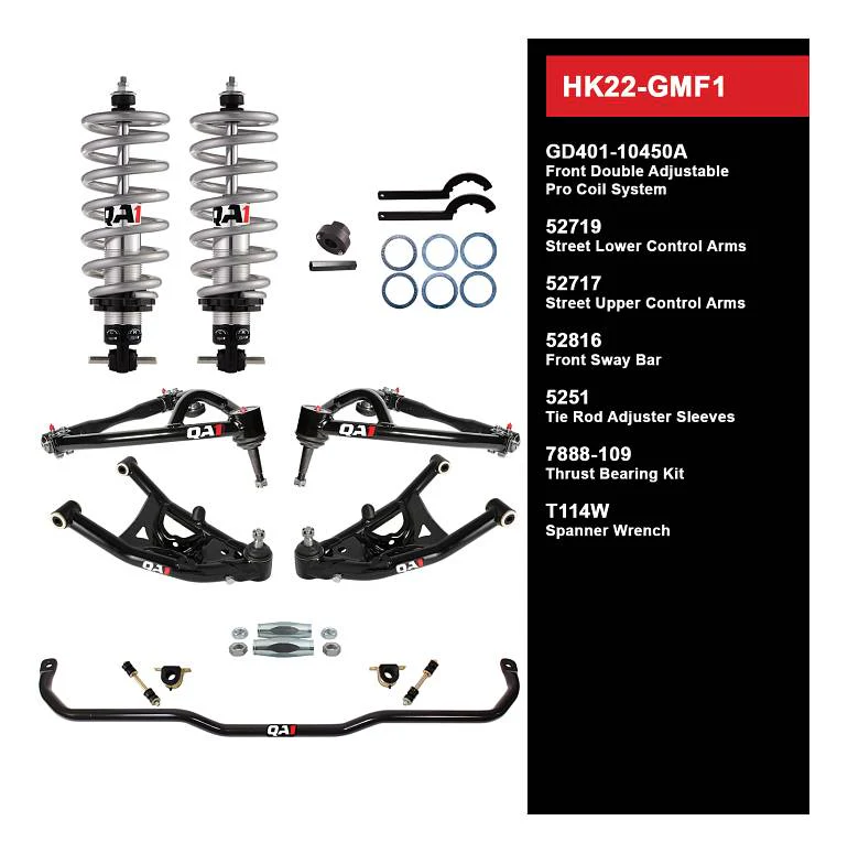 QA1 HK22-GMF1 Handling Kit Level 2 GM 1967-69 F-Body