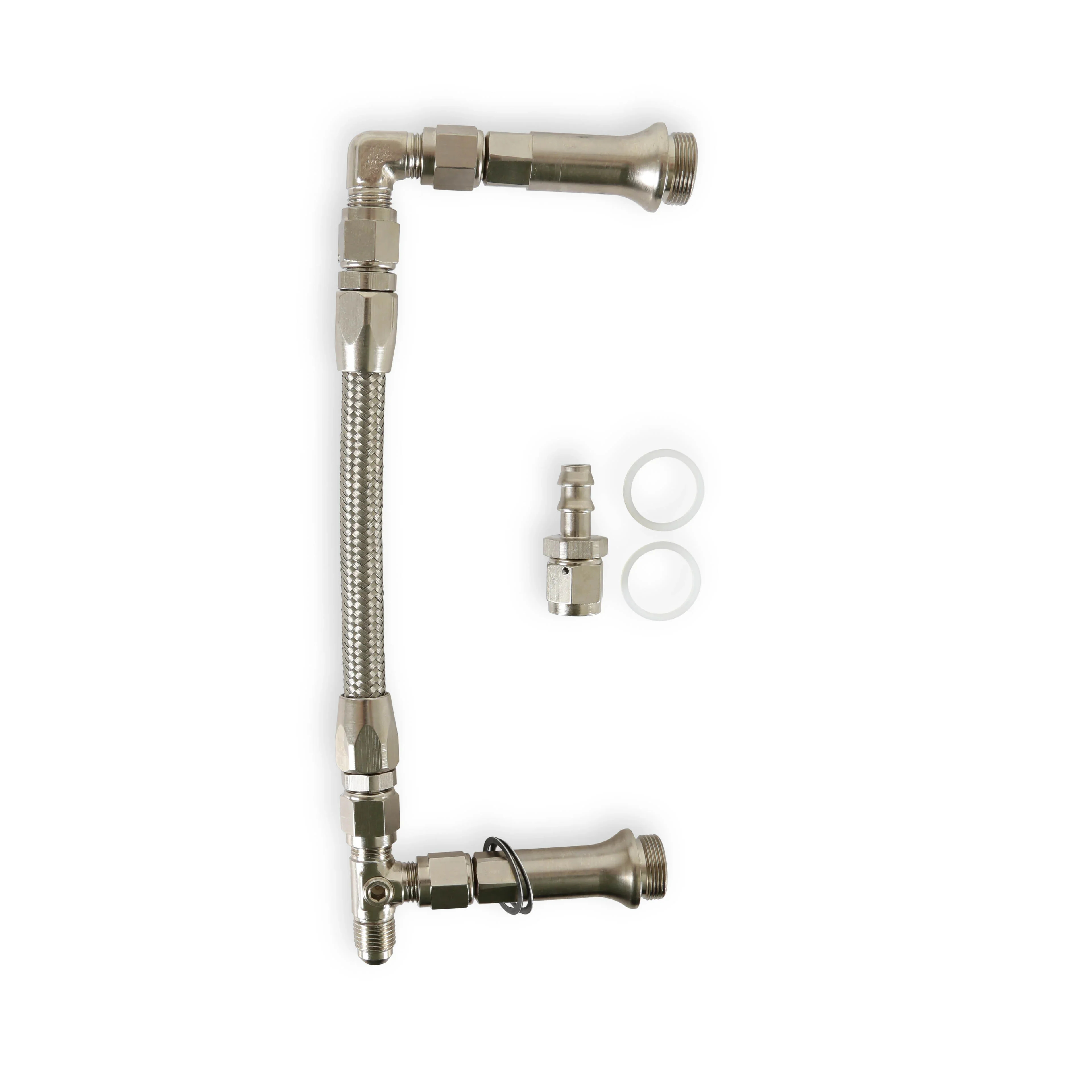 Quick Fuel 34-6000SS S/S Dual Feed Fuel Line - For SS Series Carbs