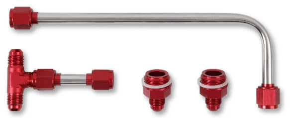 Quick Fuel 34-600R Fuel Line #6AN RED