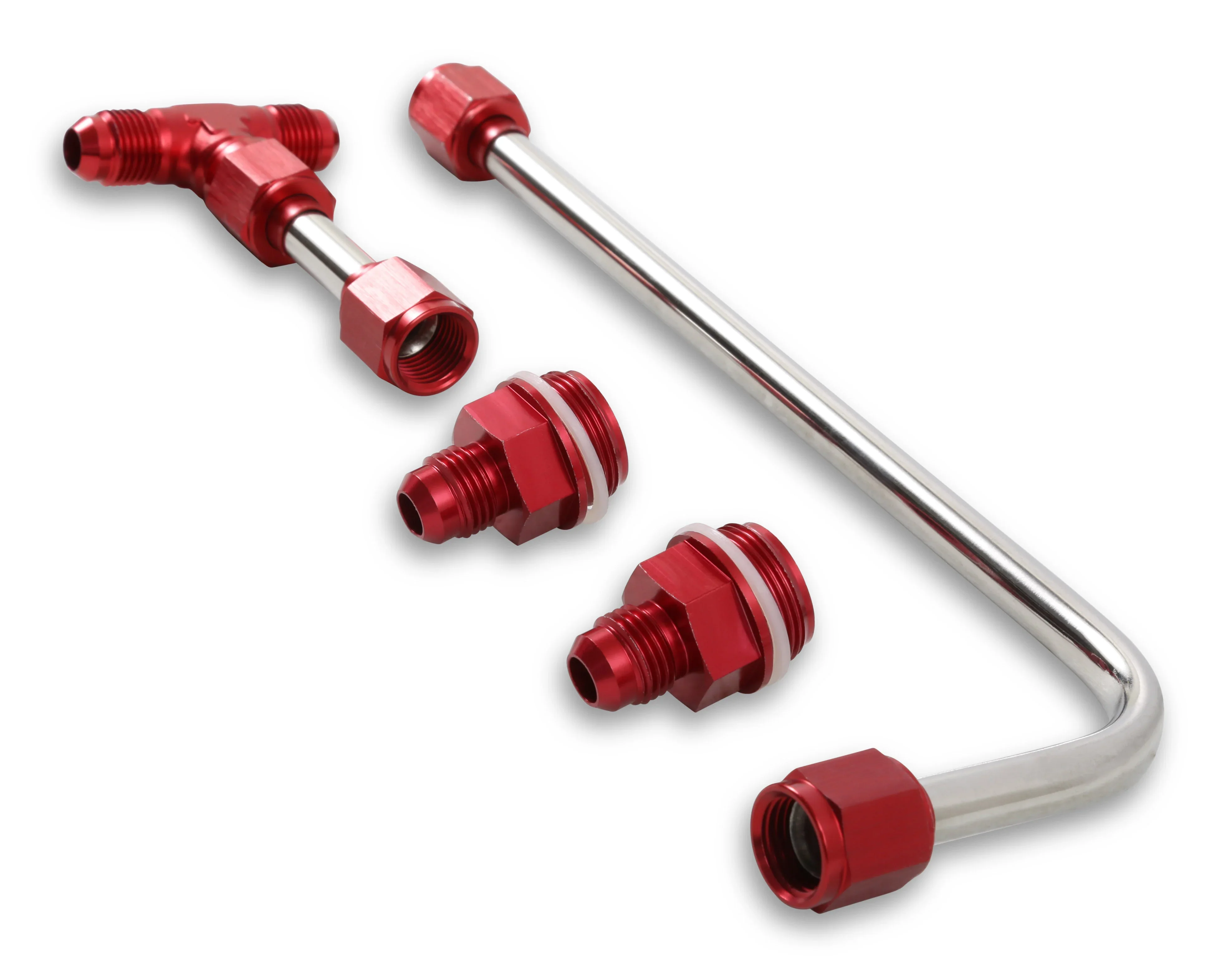 Quick Fuel 34-600R Fuel Line #6AN RED - Image 2