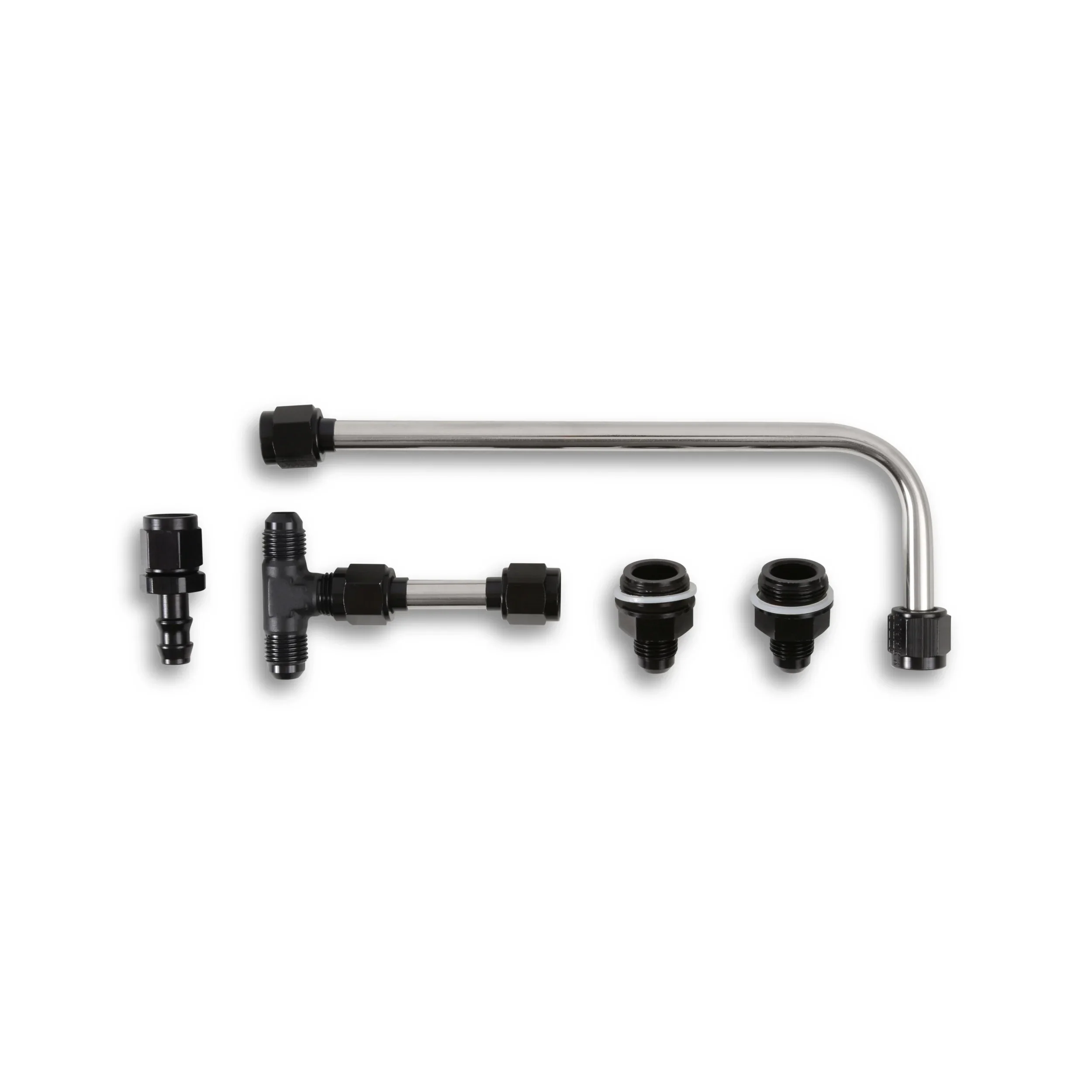 Quick Fuel 34-600SL-BLK Dual Feed Fuel Line Kit - Slayer Carbs -6an