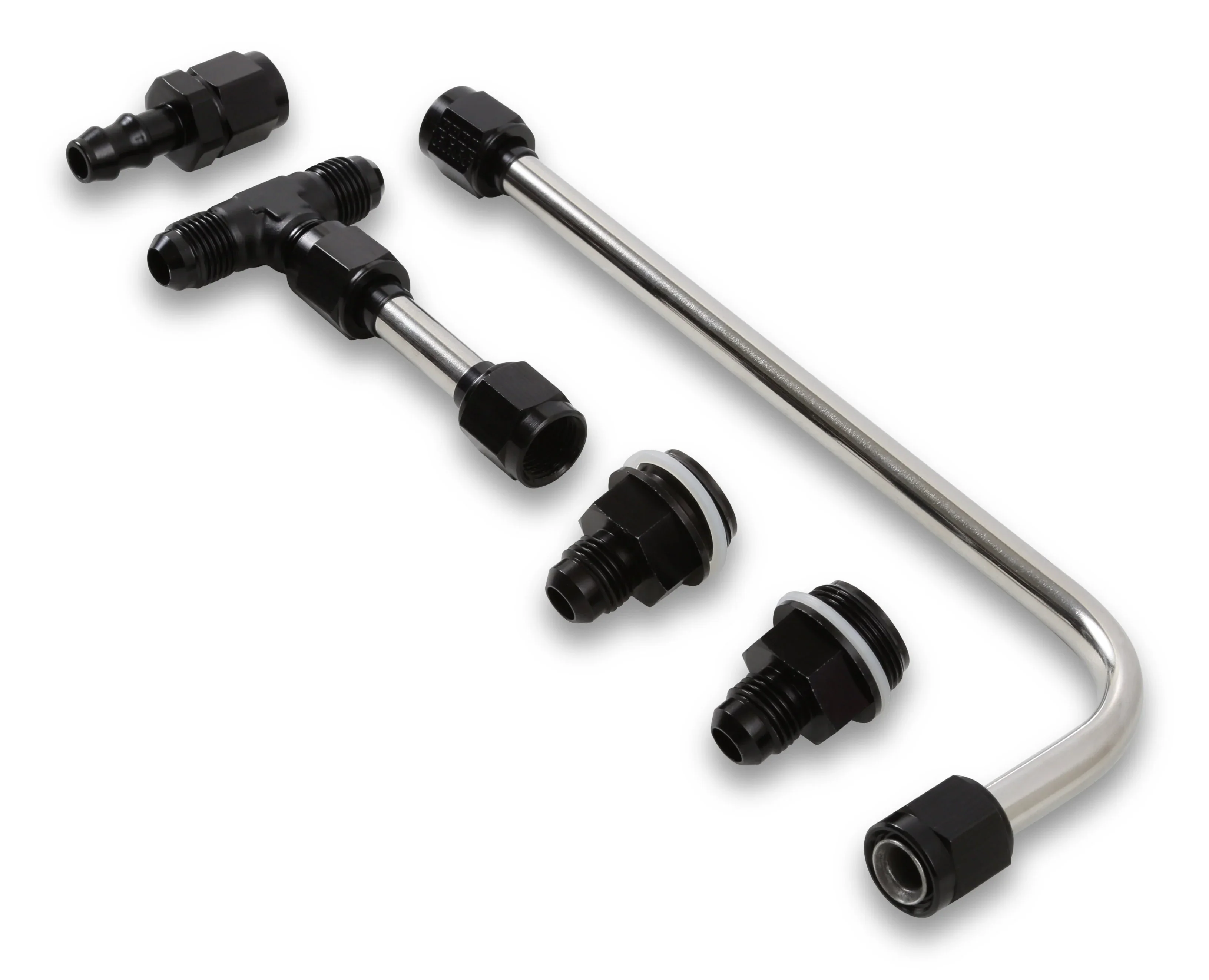 Quick Fuel 34-600SL-BLK Dual Feed Fuel Line Kit - Slayer Carbs -6an - Image 6