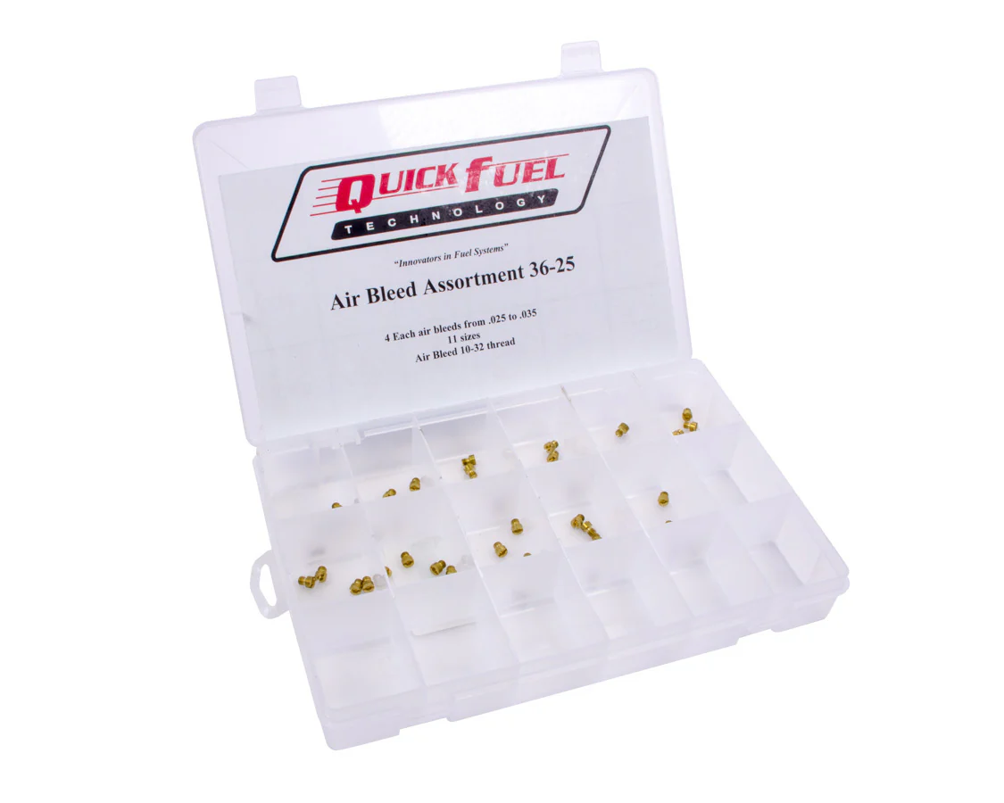 Quick Fuel 36-25 Air Bleed Assortment Kit .025 - .035