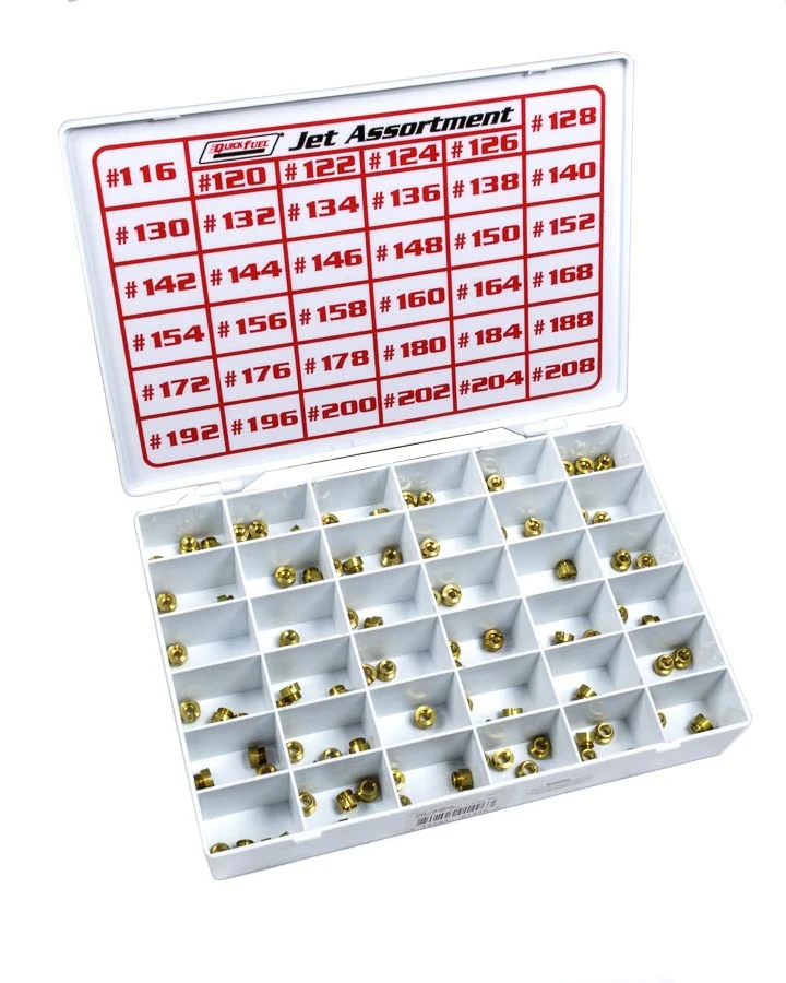Quick Fuel 36-436A Alcohol Jet Assortment 116 thru 208 (4 each)