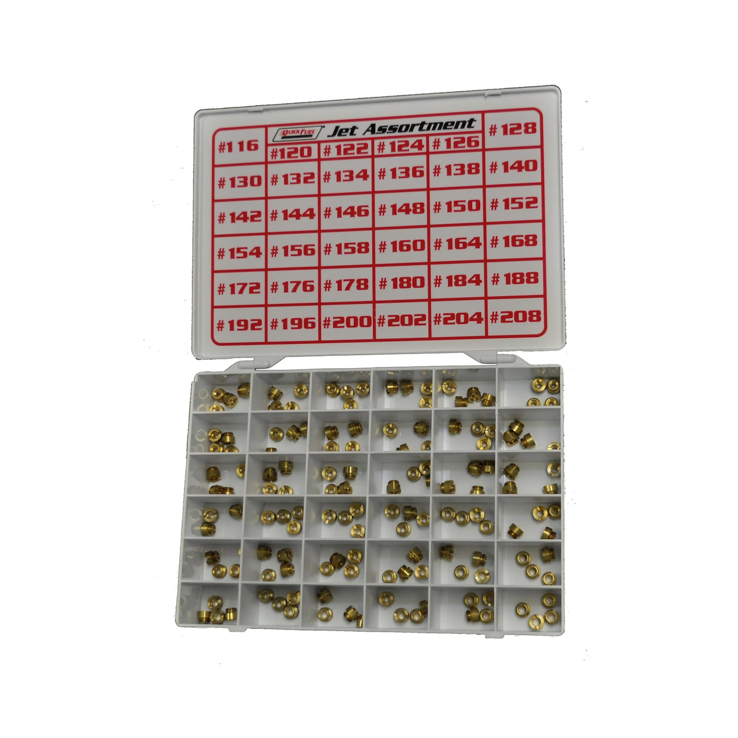 Quick Fuel 36-436A Alcohol Jet Assortment 116 thru 208 (4 each) - Image 2