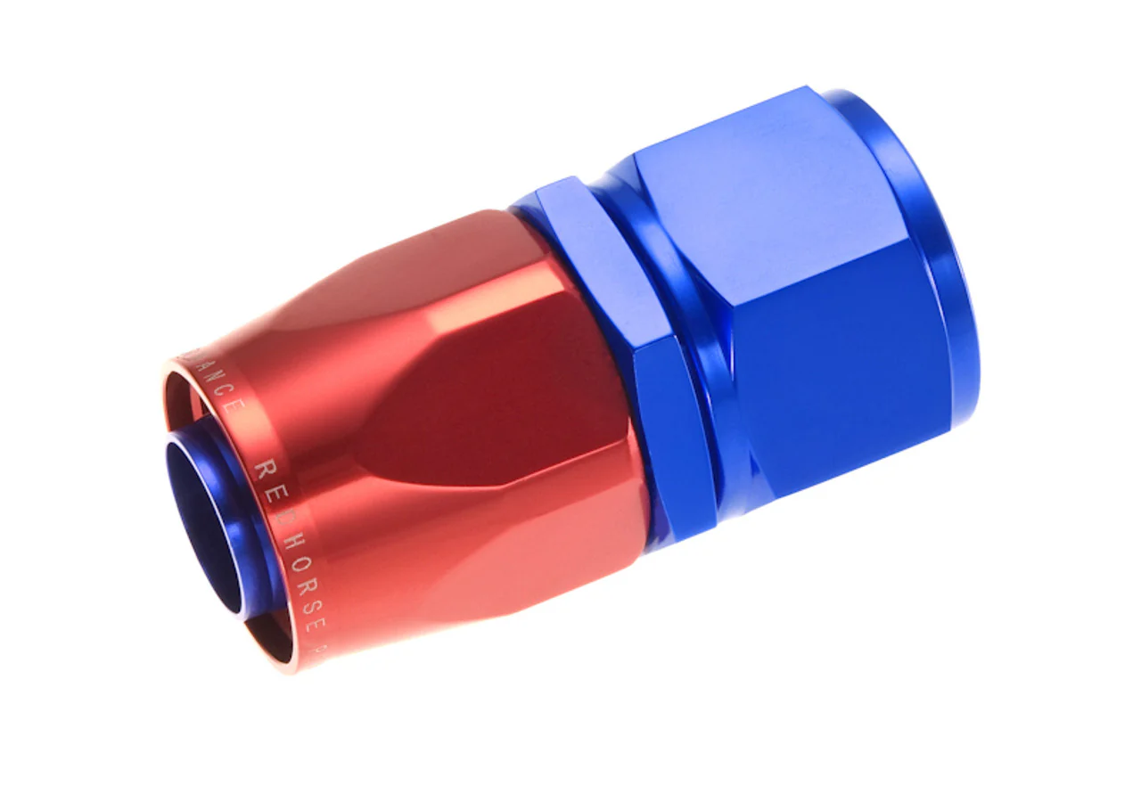 Redhorse Performance 1000-08-1 -8 Swivel Seal Hose End Straight Red/Blue