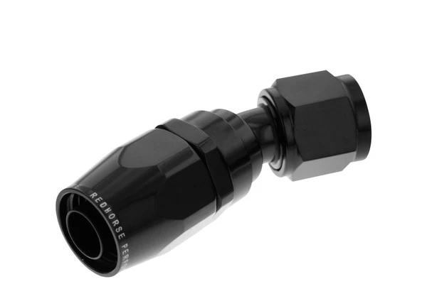 Redhorse Performance 1030-08-2 -8 Swivel Seal Hose End 30 Degree Black