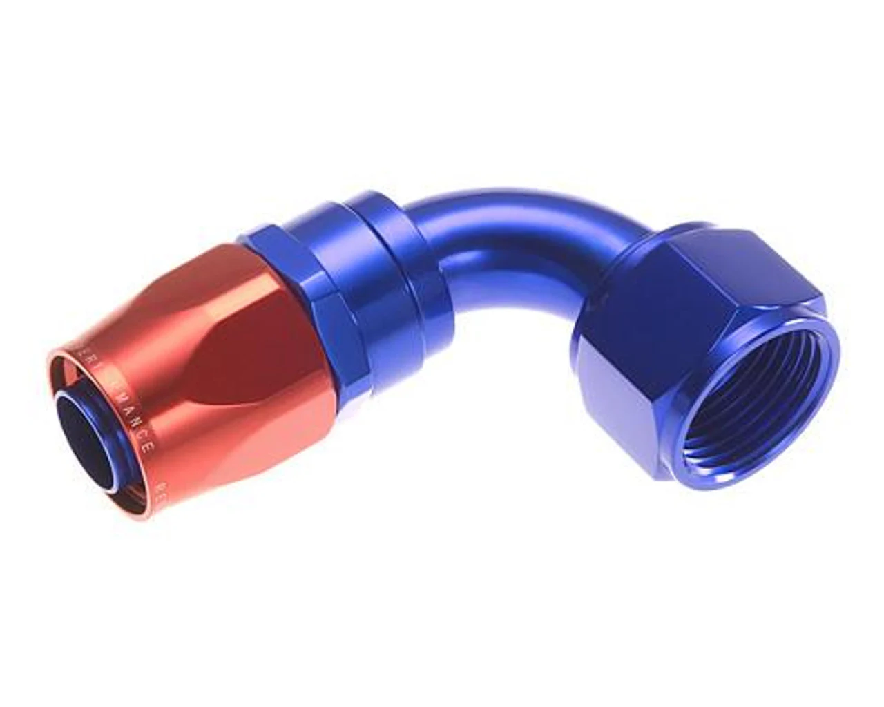 Redhorse Performance 1090-04-1 -4 Swivel Seal Hose End 90 Degree Red/Blue