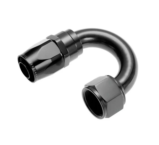 Redhorse Performance 1180-16-2 -16 Swivel Seal Hose End 180 Degree Black