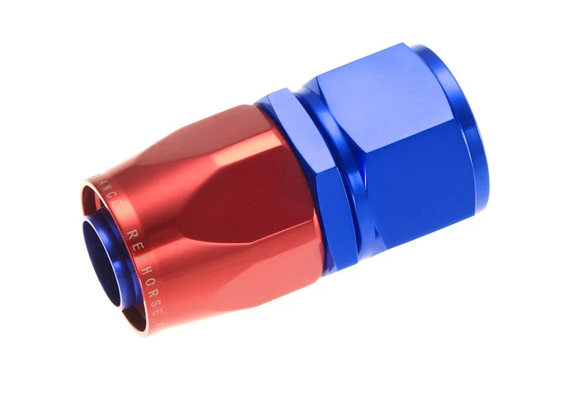 Redhorse Performance 1000-12-1 Swivel Seal Female Aluminum Hose End, -12 Straight, Blue