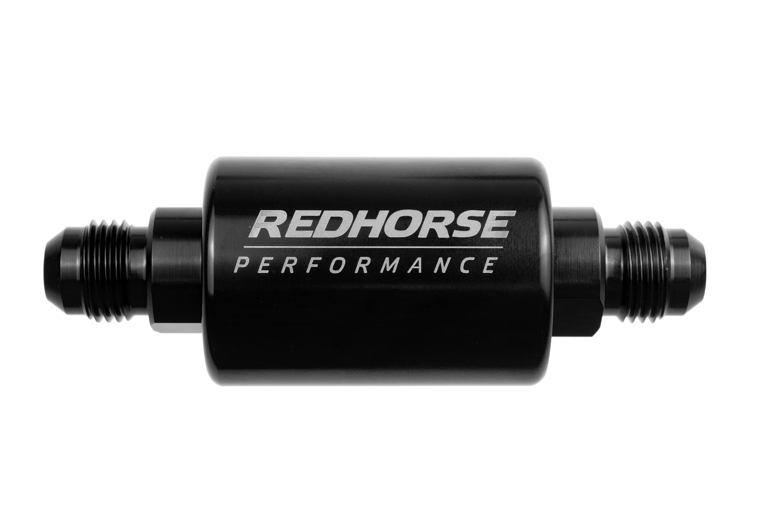 Redhorse Performance 4151-08-2-35 In Line Fuel Filter, -8, Black