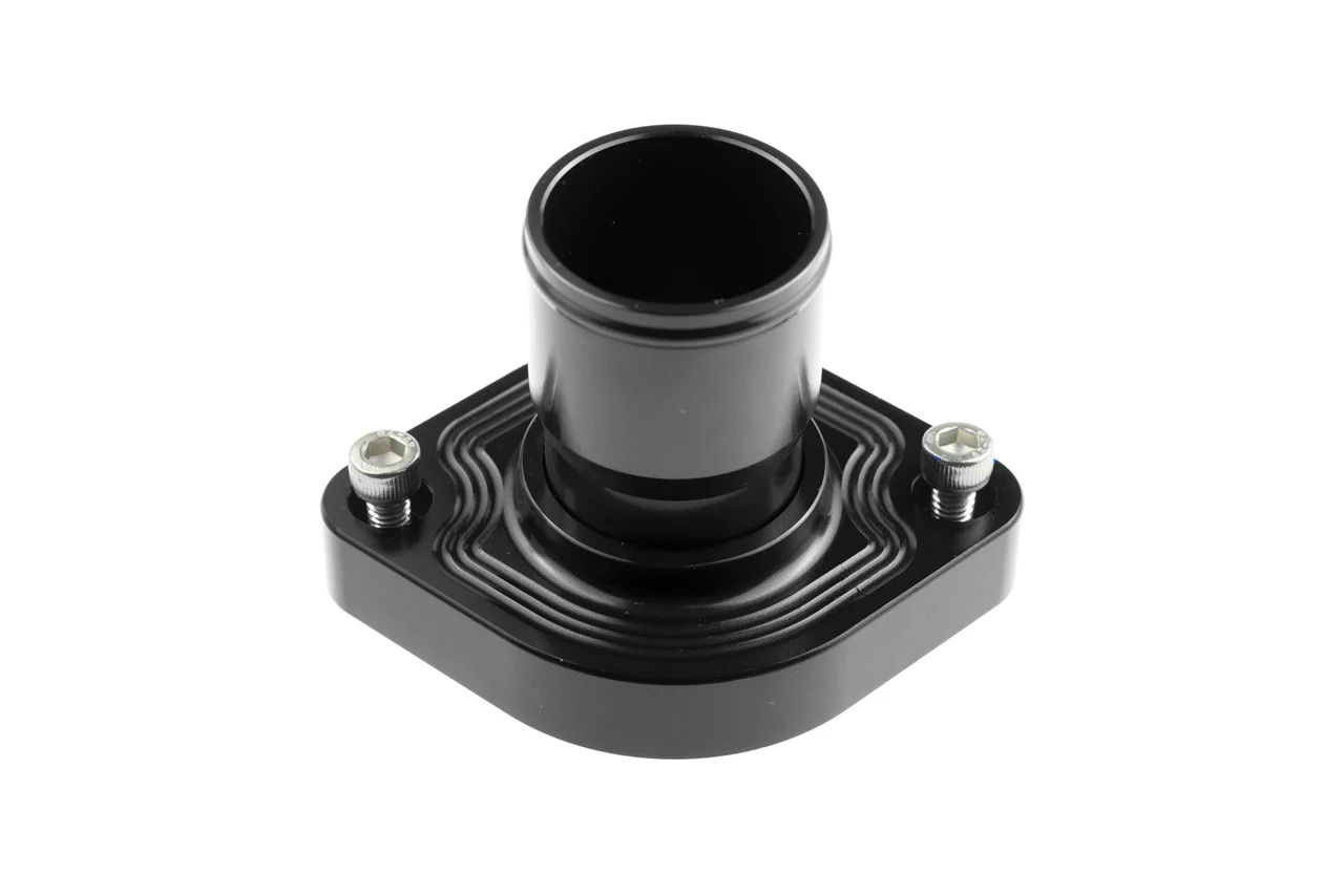 Redhorse Performance 4910-347-20-2 Aluminum Engine Water Neck for GM LS1/LS2/LS6 Engines, 1.25", Black