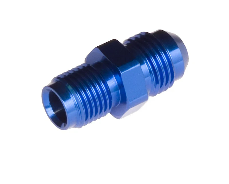 Redhorse Performance 5050-06-1 AN Male to Inverted Flare Male Fuel Pump/Carb Fitting, -6 to 1/2"-20, Blue