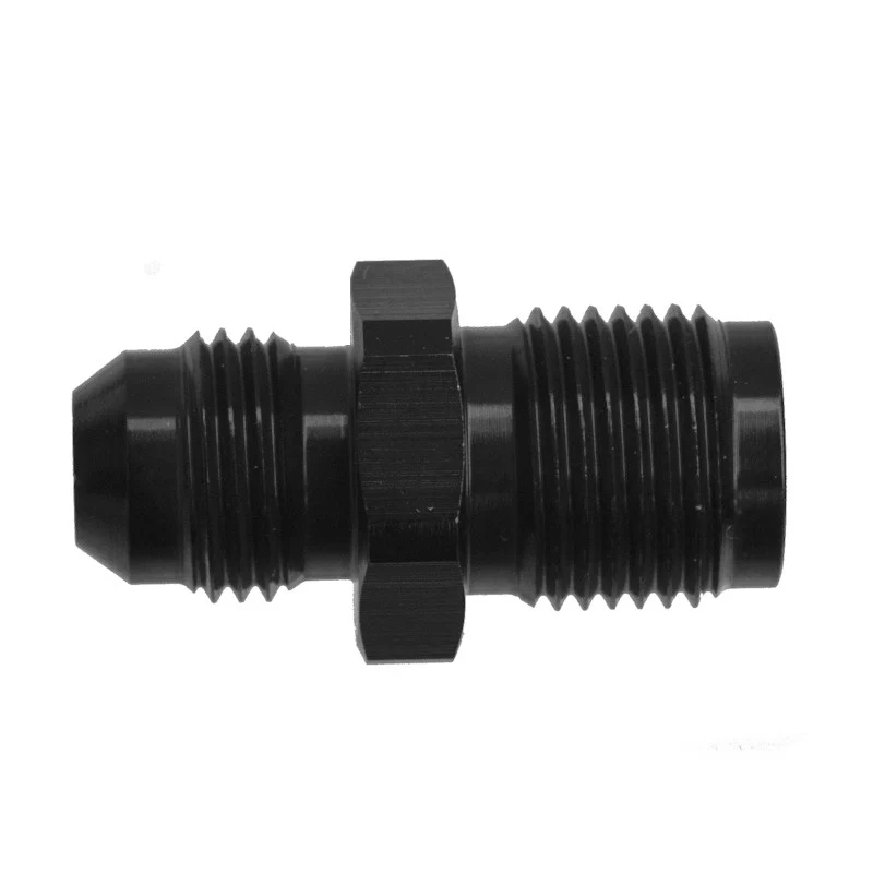 Redhorse Performance 5060-06-2 AN Male to Inverted Flare Male Fuel Pump/Carb Fitting, -6 to 5/8-18, Black
