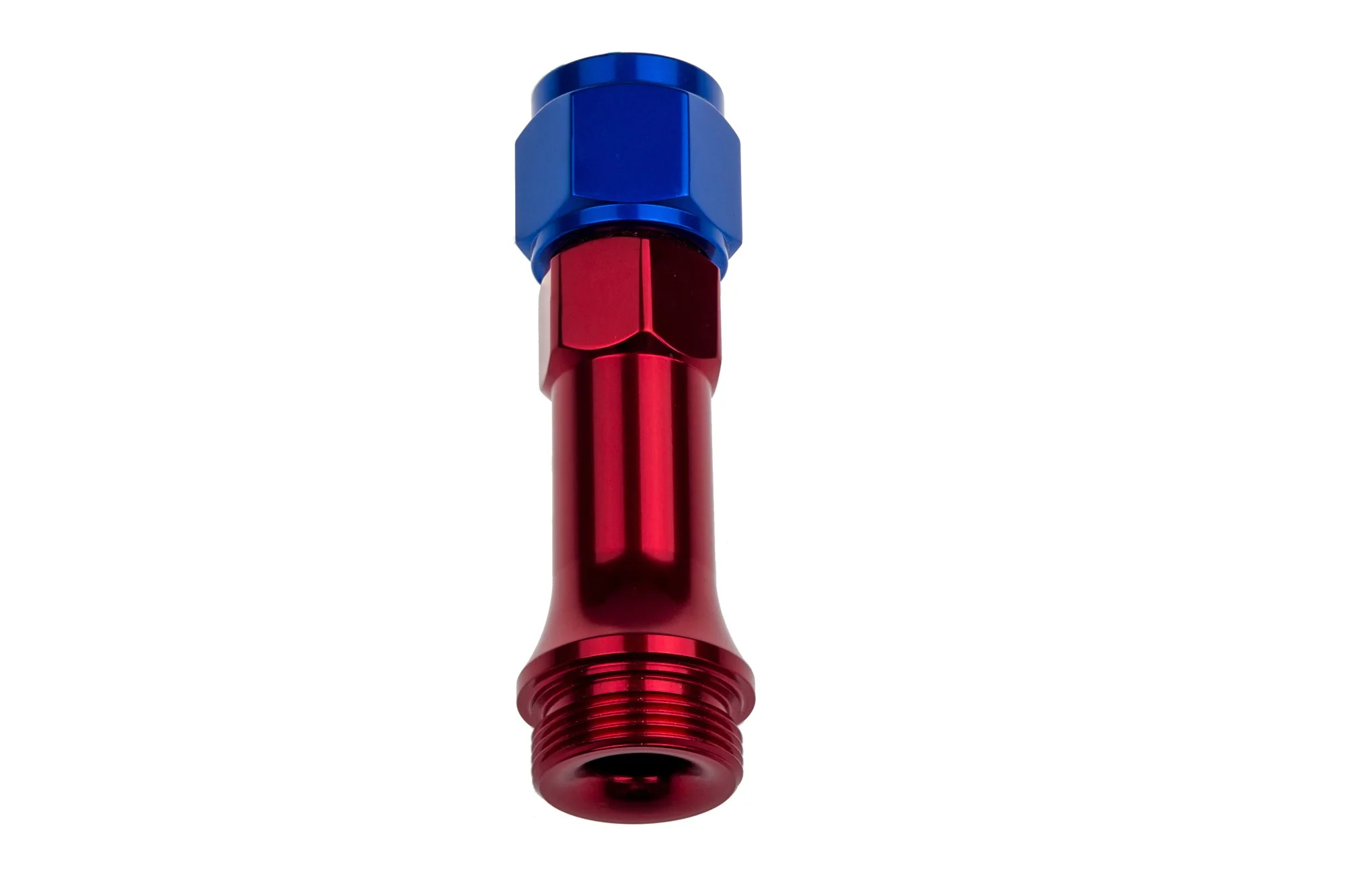Redhorse Performance 5100-08-1 Long Style Carb Inlet Fittings, -8 x 7/8-20 2pcs/pkg, Blue